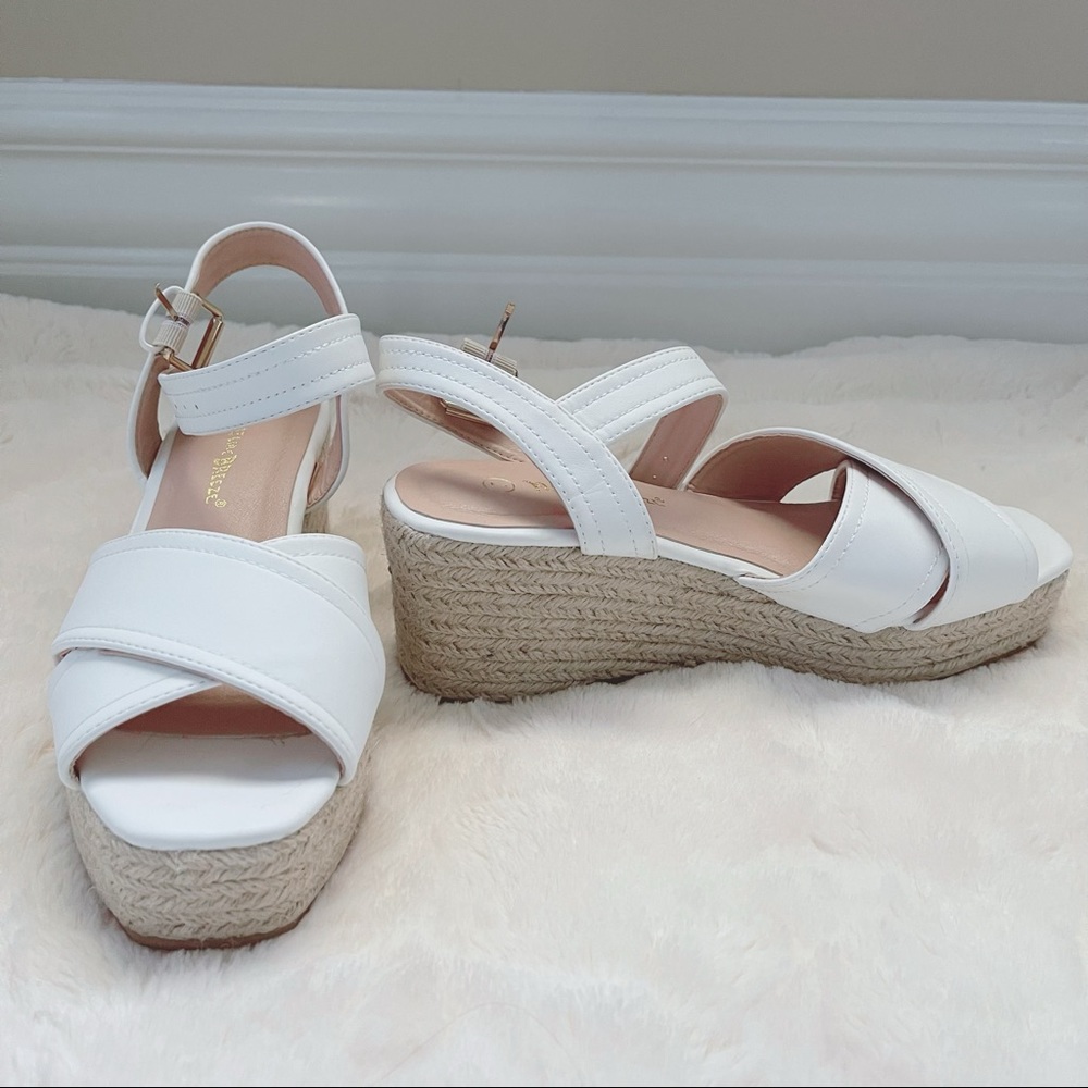 Miss Lola White Espadrilles